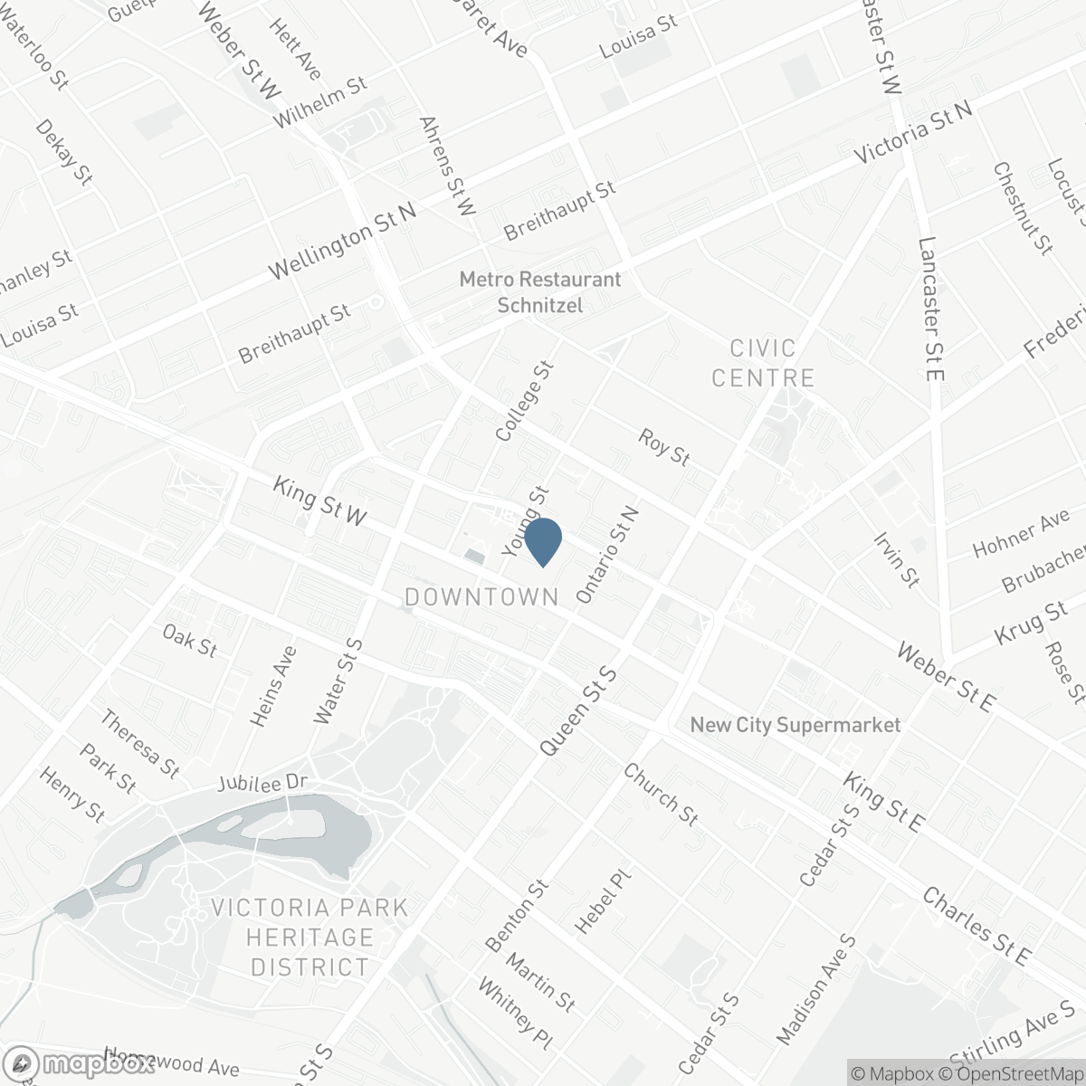55 DUKE Street W Unit# 1006, Kitchener, Ontario N2H 0C9